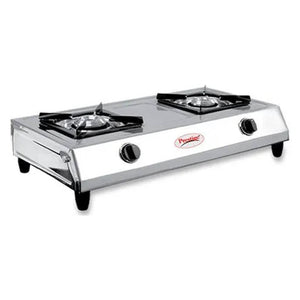 Prestige Shakti Gas Stove Stainless Steel 2 Burners 