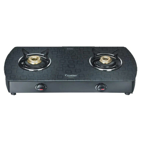 Prestige Premia GTS 02 Schott Glass Top Gas Stove 2 Burners 