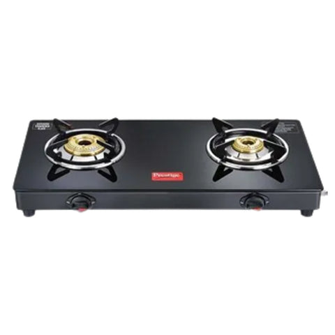 Prestige Marvel Plus GTM 02 AI Glass Top Gas Stove With Auto Ignition 2 Burners 