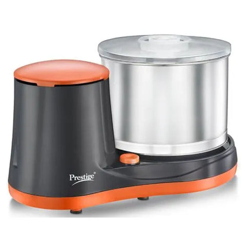 Prestige PWG 07 Wet Grinder With Drum Stainless Steel 200W Black & Orange 