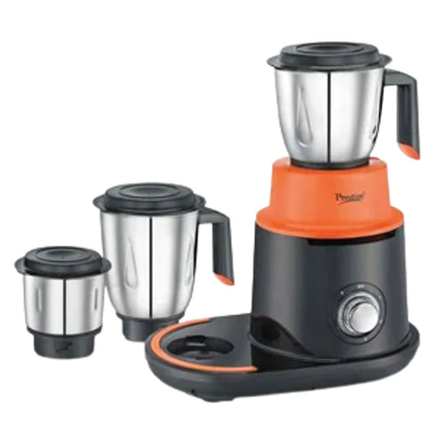 Prestige Stock O Mi Mixer Grinder 3 Jars 750W Orange & Black 