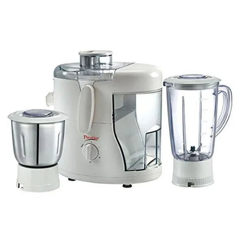 Prestige Champ Juicer Mixer Grinder 3 Jars 550W White 