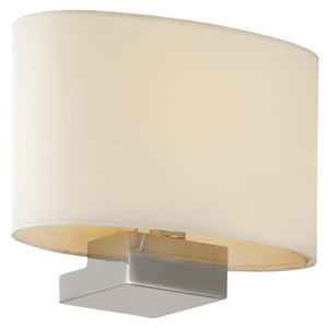 Jaquar Wall Lamp Ivory Fabric Shade With Chrome Finishing 1 Light KWB-CHR-MB12021201A 