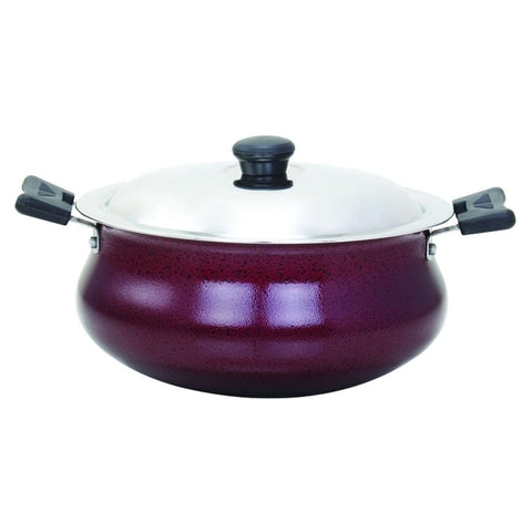 Anantha Nonstick Uruli With Stainless Steel Lid Small 2 Litres 220mm 