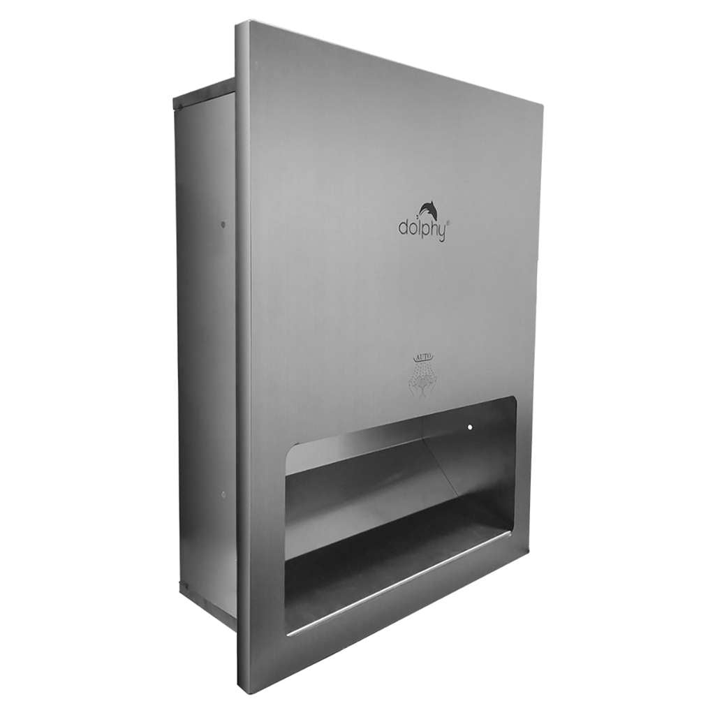 Dolphy Recessed Panel Hand Dryer Stainless Steel 1350W DWCB0005