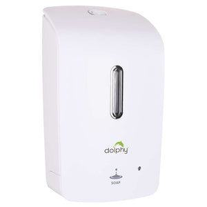 Dolphy Liquid Soap Dispenser 1000ml White DSDR0054 