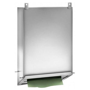 Dolphy Behind Mirror C Fold Manual Paper Dispenser Silver DPDR0031 