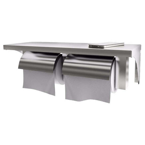 Dolphy Twin Toilet Paper Dispenser Holder With Mobile Stand DTPR0016 