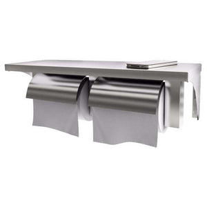 Dolphy Twin Toilet Paper Dispenser Holder With Mobile Stand DTPR0016 