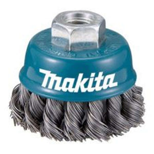 Makita Wire Cup Brush With Knotted 1 Steel For Angle Grinding 0.5mm 