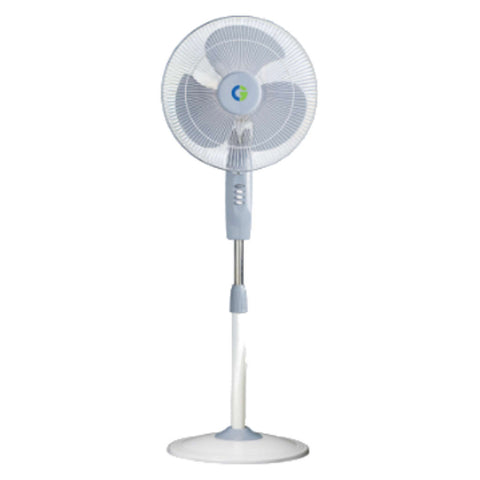 CG TPW VHEG High Speed Pedestal Fan Cloud White 400mm 