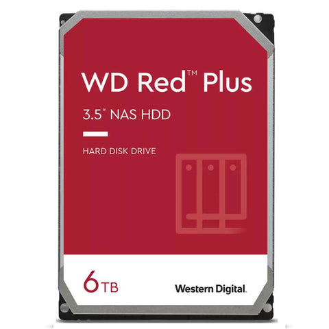 WD Red Plus NAS HDD 6TB WD60EFZX 