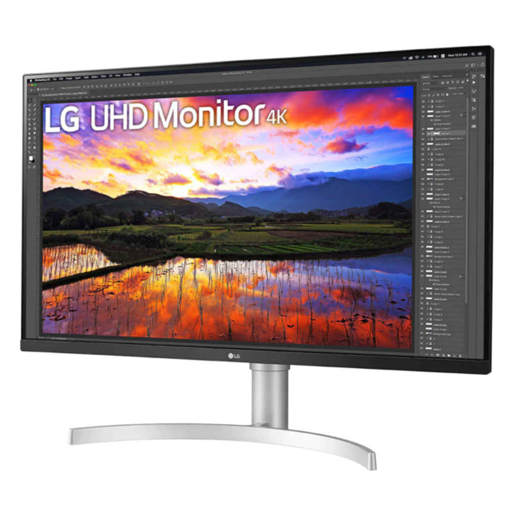 LG 4K UHD HDR Monitor 31.5Inch White 32UN650