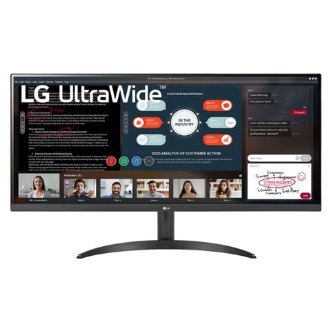 LG Full HD IPS UltraWide LED Monitor 34Inch Black 34WP500 