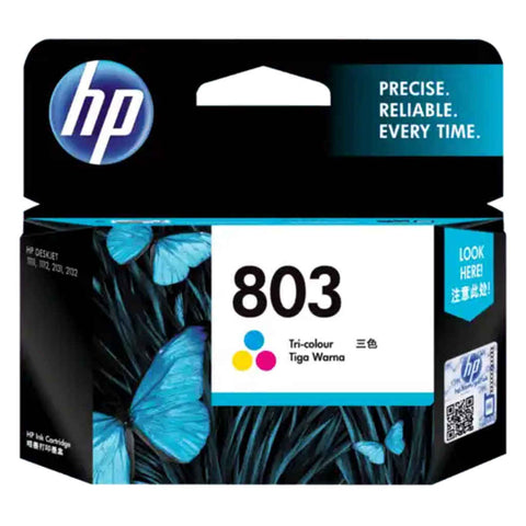 HP 803 Tri-Color Original Ink Cartridge 