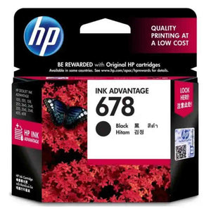 HP 678 Black Original Ink Advantage Cartridge 