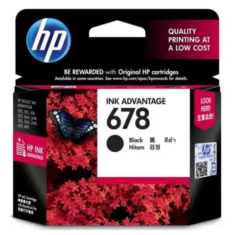 HP 678 Black Original Ink Advantage Cartridge 