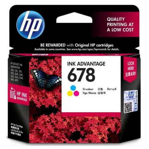 HP 678 Tri-Color Original Ink Advantage Cartridge 