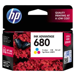 HP 680 Tri-Color Original Ink Advantage Cartridge 