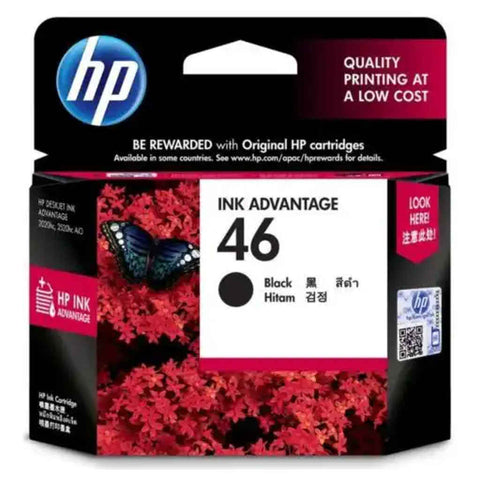 HP 46 Black Original Ink Advantage Cartridge 