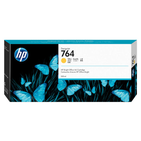 HP 764 300ml Yellow DesignJet Ink Cartridge 