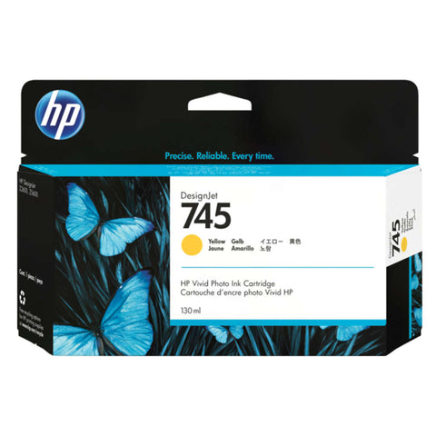 HP 745 130ml Yellow DesignJet Ink Cartridge 