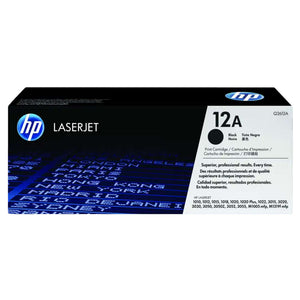 HP 12AC Black Original LaserJet Toner Cartridges 