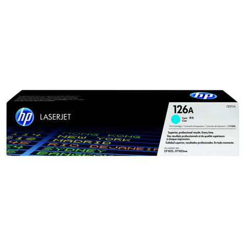 HP 126A Cyan Original LaserJet Toner Cartridge 