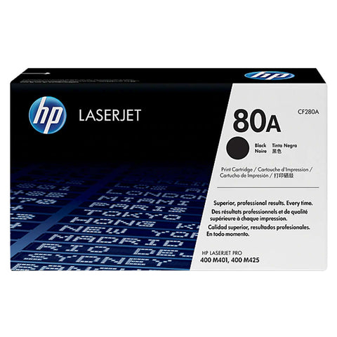 HP 80A Black Original LaserJet Toner Cartridge 