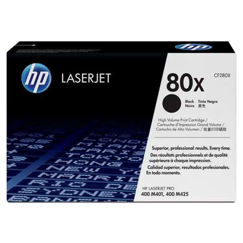 HP 80X Black Original LaserJet Toner Cartridge 