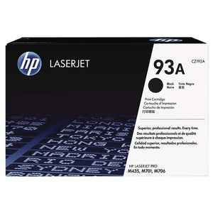 HP 93A Black Original LaserJet Toner Cartridge 