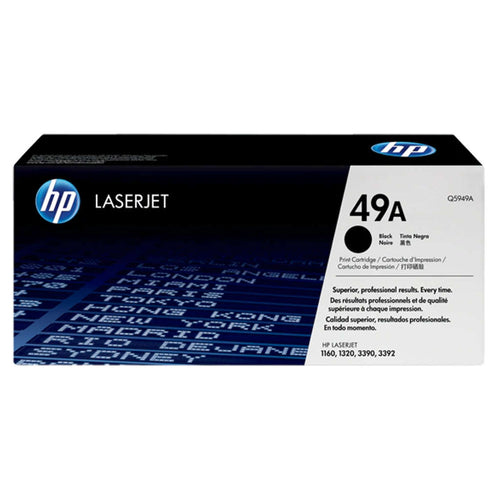 HP 49A Black Original LaserJet Toner Cartridge 