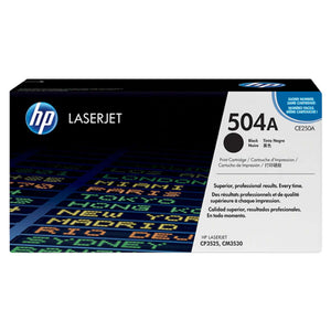 HP 504A Black Original LaserJet Toner Cartridge 