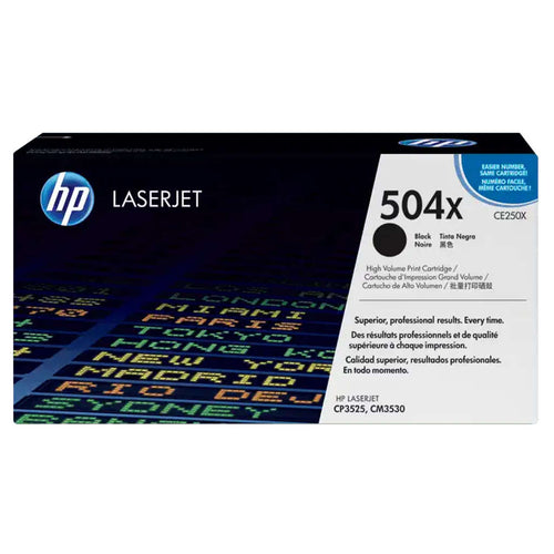 HP 504X Black Original LaserJet Toner Cartridge 