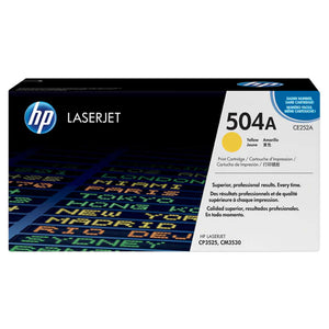 HP 504A Yellow Original LaserJet Toner Cartridge 