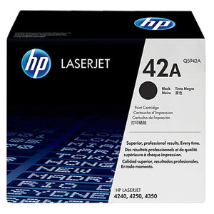 HP 42A Black Original LaserJet Toner Cartridge 