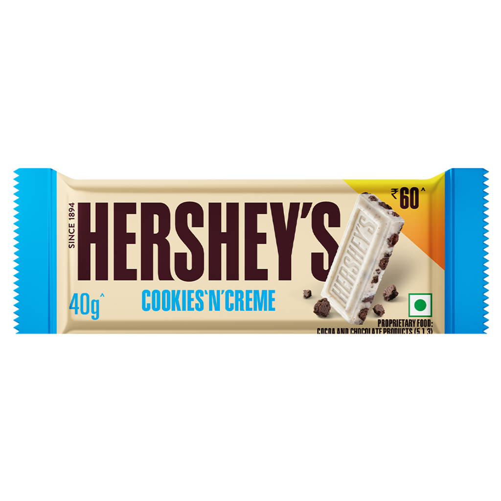 Hersheys Cookies 'N' Creme Bar Chocolate 40g 