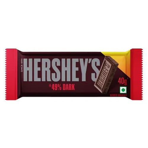 Hersheys Dark Bar Chocolate 40g 