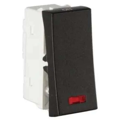 Havells Coral 1Way Switch With Indicator 16AX Grey AHCSXIG161 