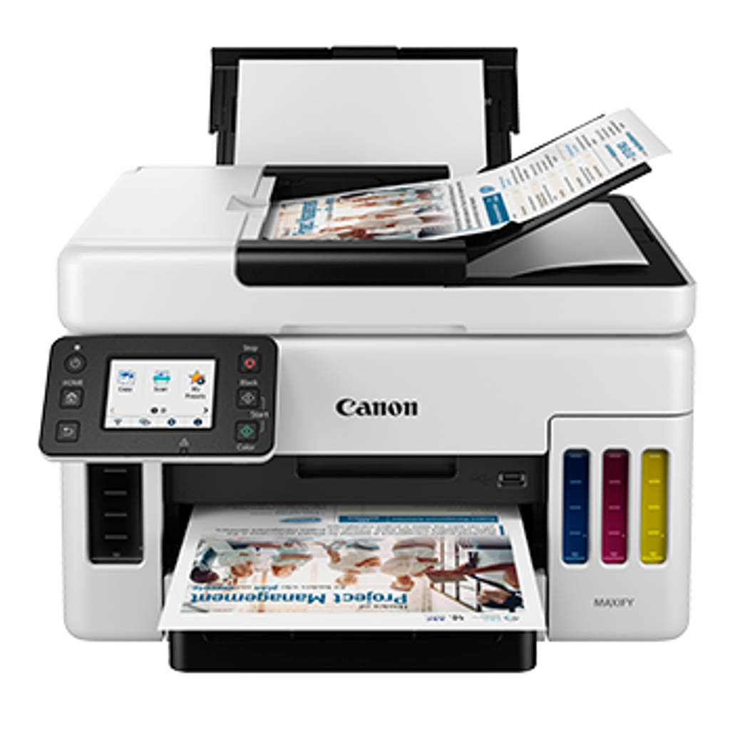 Canon Maxify Refillable Multi Function Wireless Ink Tank Printer GX6070