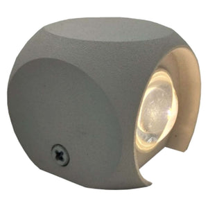 Ledlum LED Outdoor Wall Light Grey Body 3000K LLO - 139C 