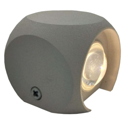 Ledlum LED Outdoor Wall Light Grey Body 3000K LLO - 139C 