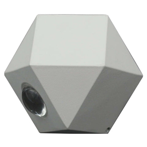 Ledlum LED Outdoor Wall Light White Body 3000K LLO - 139I 