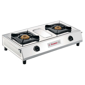 Premier Elite Manual LPG Stove 2 Burner Stainless Steel 