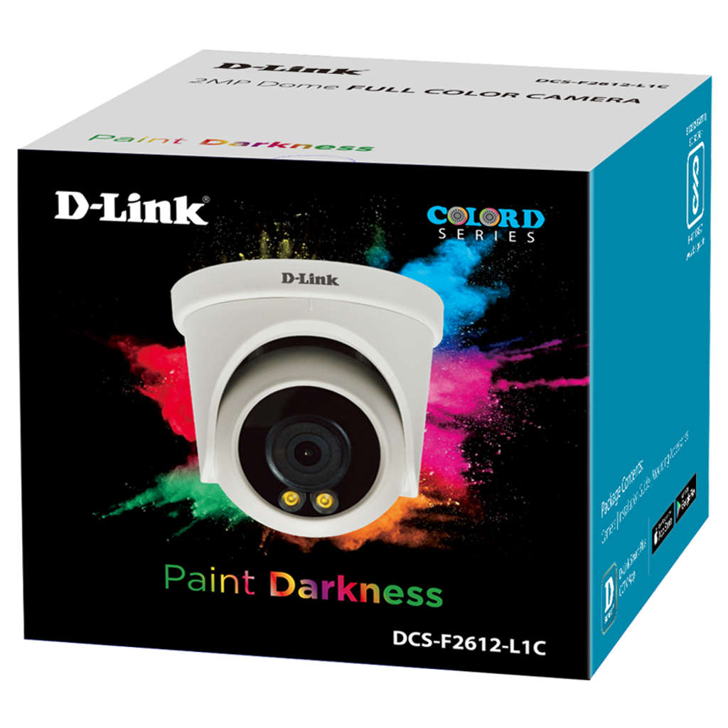 D-Link 2MP Colour Full Dome Camera Upto 20M DCS-F2612-L1C