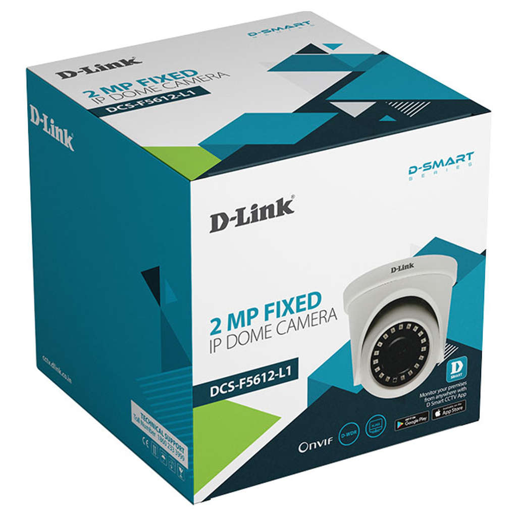 D-Link 2MP Fixed IP Dome Camera DCS-F5612-L1