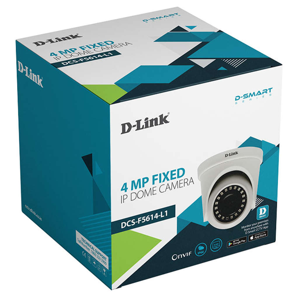 D-Link 2MP Fixed IP Dome Camera DCS-F5614-L1