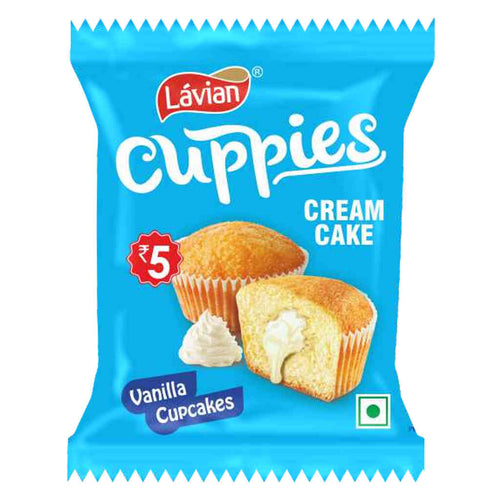 Lavian Cuppies Vanilla Flavour Cup Cake 