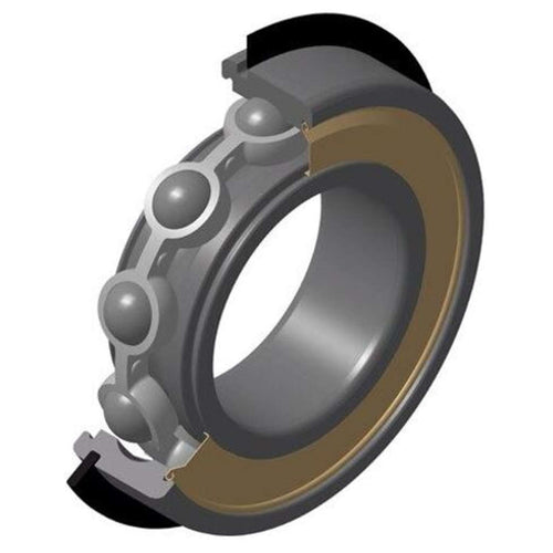 NTN Single Row Deep Groove Ball Bearing 6201ZNR 