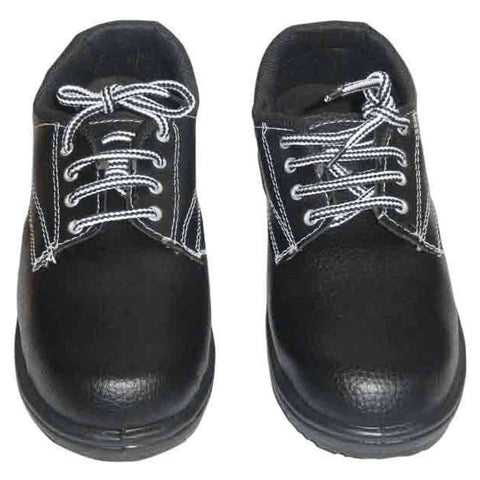 UDF PVC Sole Labour Safety Shoe Black 